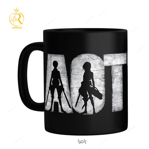 ماگ انیمه اتکان تایتان Attack On Titan کد 9363